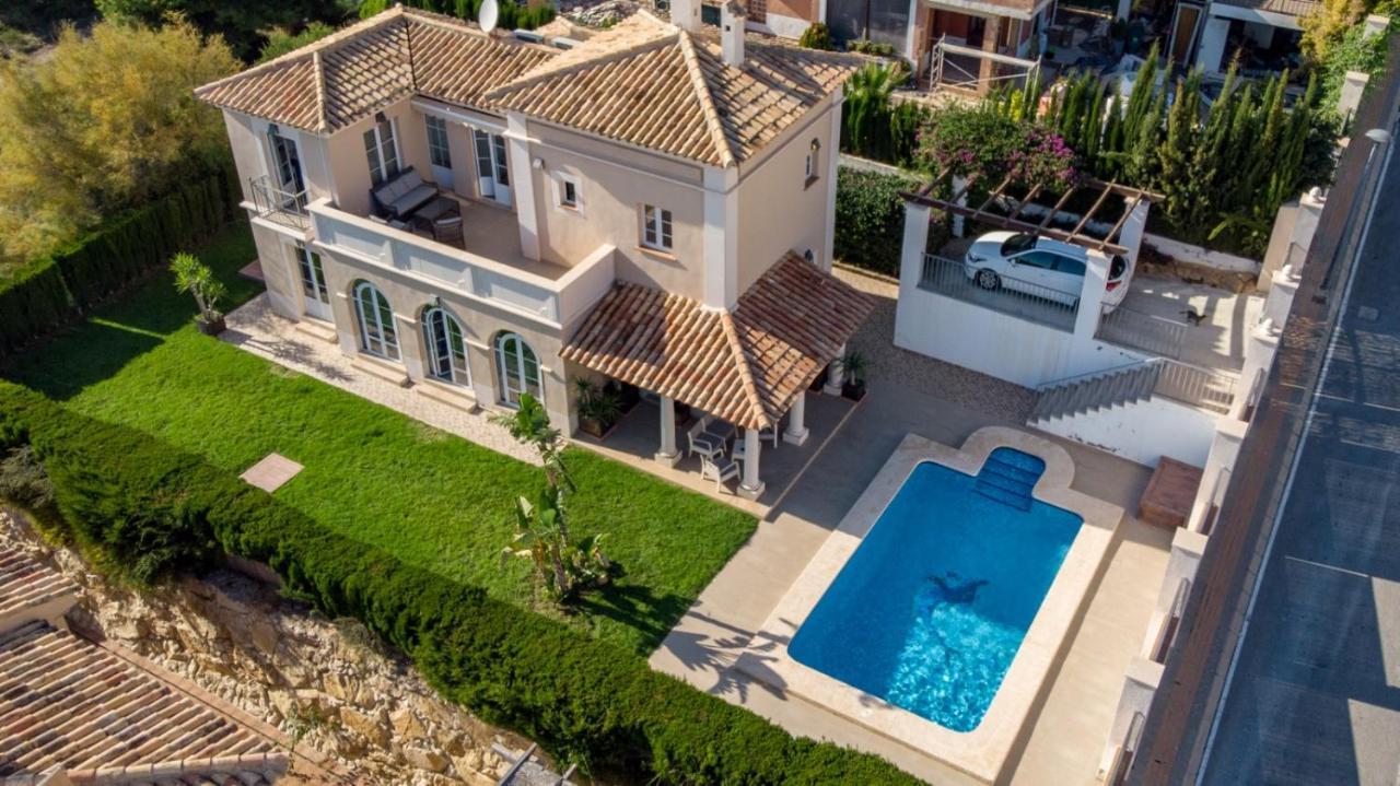 Villa Sierra Cortina Vistas Al Mar Alicante Exterior foto
